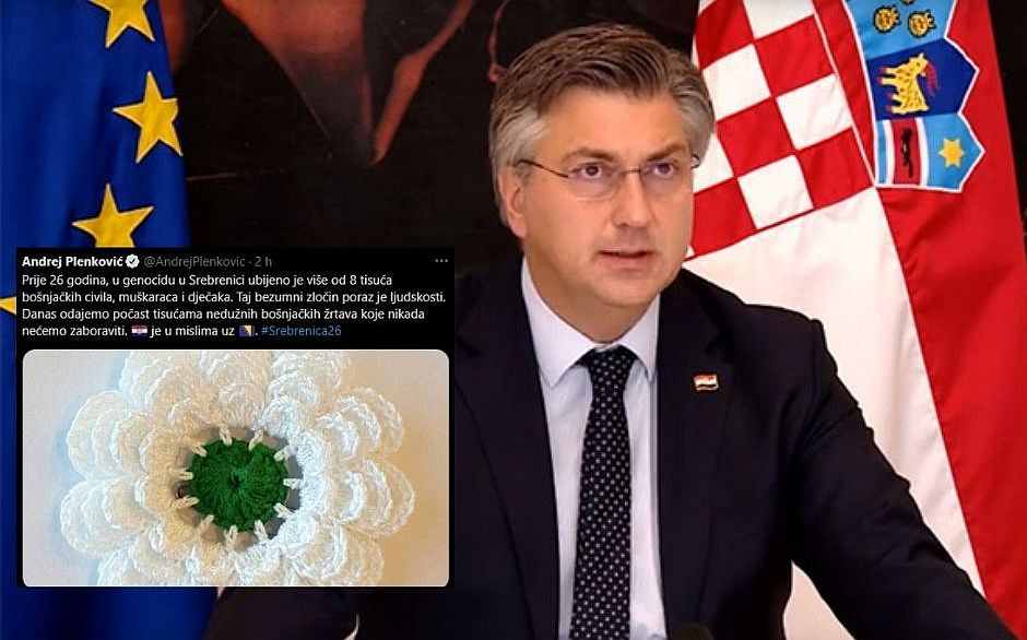Plenković o genocidu u Srebrenici: Taj bezumni zločin poraz je ljudskosti