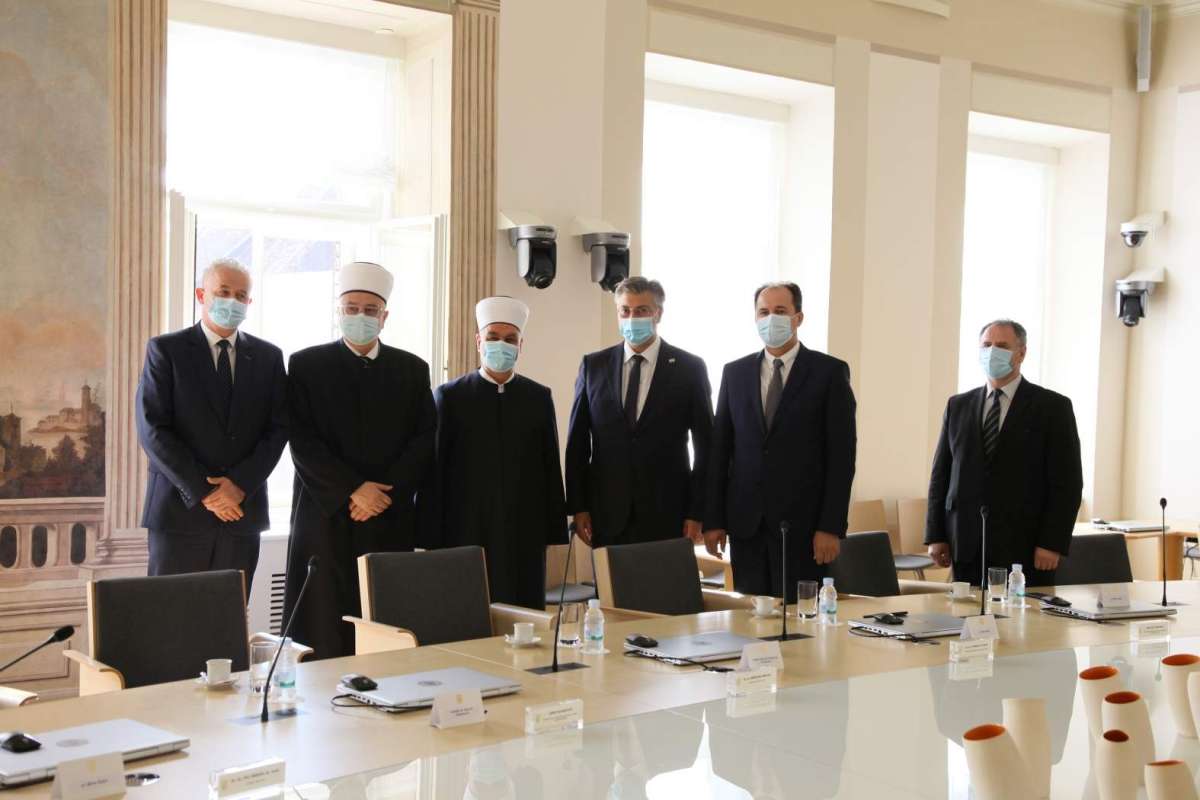 Reis Husein ef. Kavazović se sastao s hrvatskim premijerom Andrejom Plenkovićem