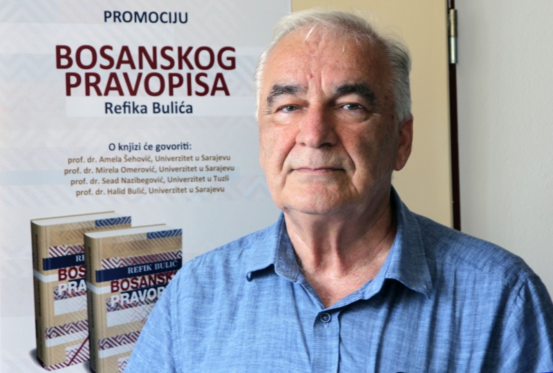 Dr. Refik Bulić: Novi Bosanski pravopis ima 1.144 stranice, 50.000 akcentiranih rječničkih odrednica i pravopisne preporuke u 1.242 tačke