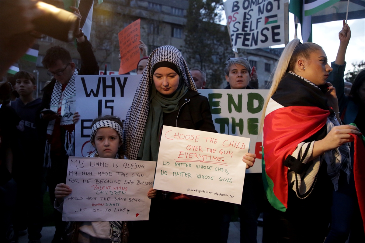 U Zagrebu održan skup solidarnosti s Palestinom: Zaustavite okupaciju