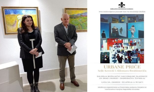 URBANE PRIČE: Izložba Sejle Kerović i Aldemara Ibrahimovića u Zagrebu