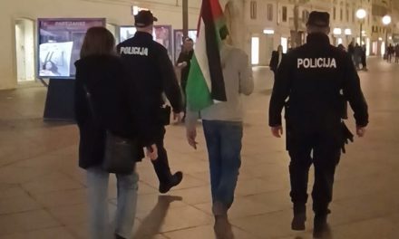 Privođenje prorektora riječkog sveučilišta zbog palestinske zastave izazvalo reakcije