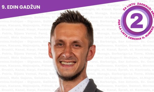 Edin Gadžun na lokalnim izborima: Za Vodnjan u kojem ima mjesta i posla za sve nas