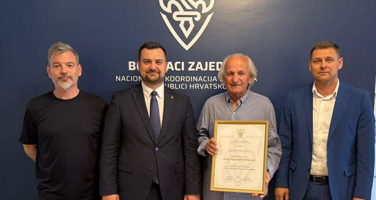 Zahvalnica za boje savjesti: Dino Trtovac poklonio sliku “Srebrenica” Nacionalnoj koordinaciji