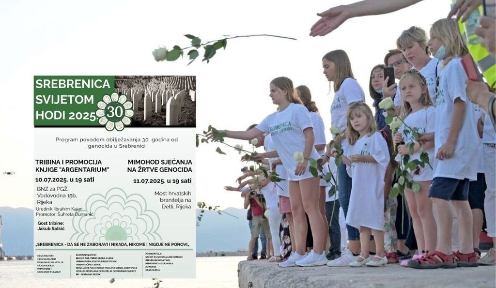 Mimohod „Srebrenica svijetom hodi“ u Rijeci 11. jula