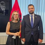 Srdačan sastanak albanske veleposlanice i Armina Hodžića