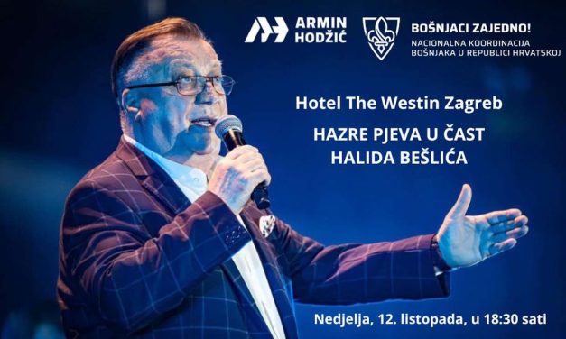 Skup Bošnjaka u Westinu pomaknut na 18:30: Večer posvećena Halidu Bešliću