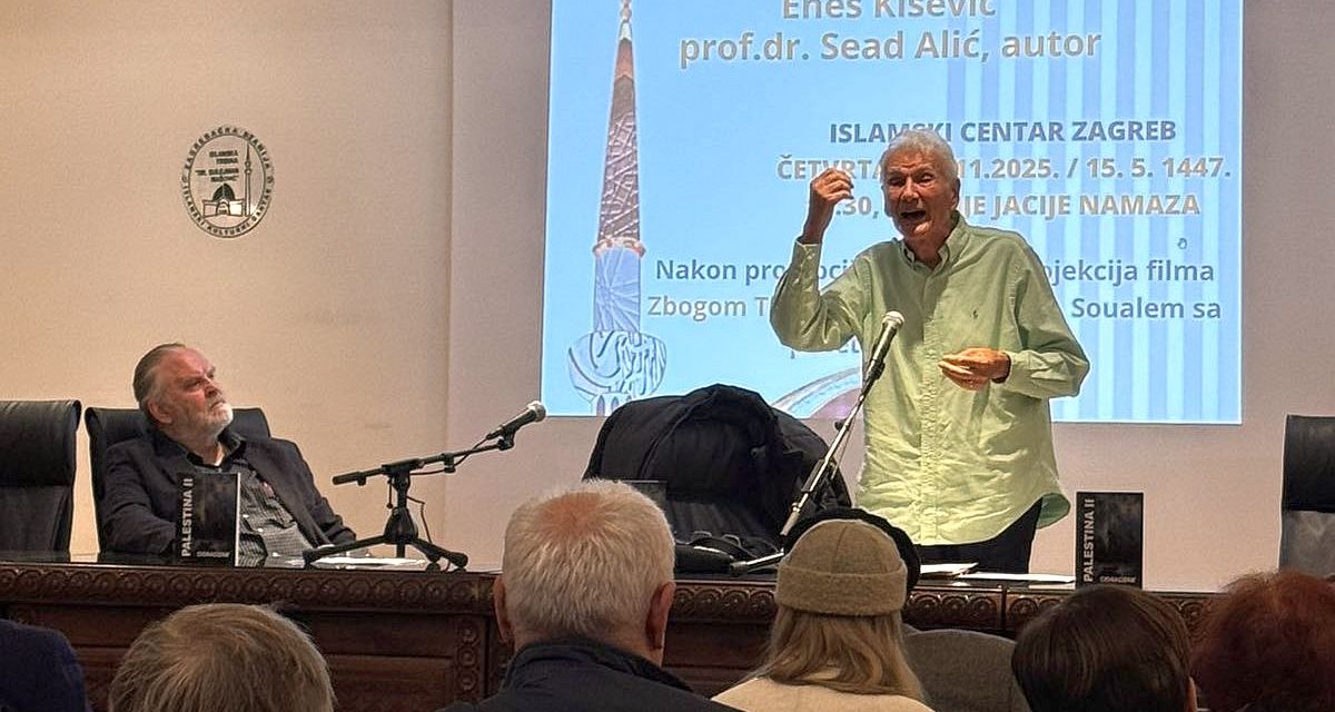 U Islamskom centru Zagreb predstavljena knjiga „Palestina 2“ prof. dr. Seada Alića