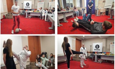 „Djeca djeci“: Sportske radionice unijele posebnu energiju u Školu bosanskog jezika „Kalem“