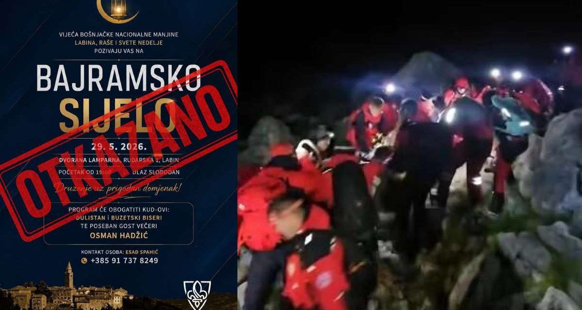 Bio istaknuti član bošnjačke zajednice: Zbog smrti planinara otkazano bajramsko sijelo u Labinu