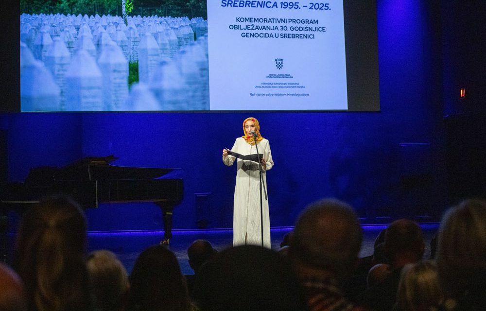 U Zagrebu komemorativni program povodom 31. godišnjice genocida u Srebrenici