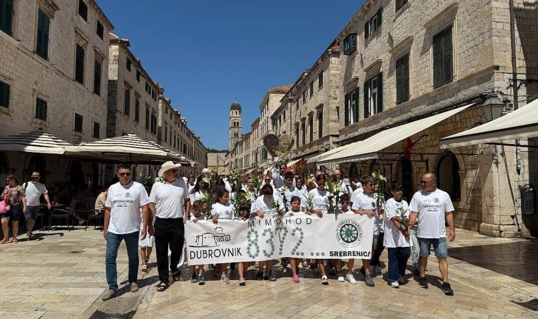 U Dubrovniku Mimohod sjećanja povodom godišnjice Genocida u Srebrenici