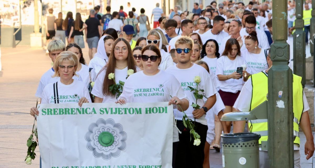 Rijeka se prisjetila žrtava Genocida u Srebrenici