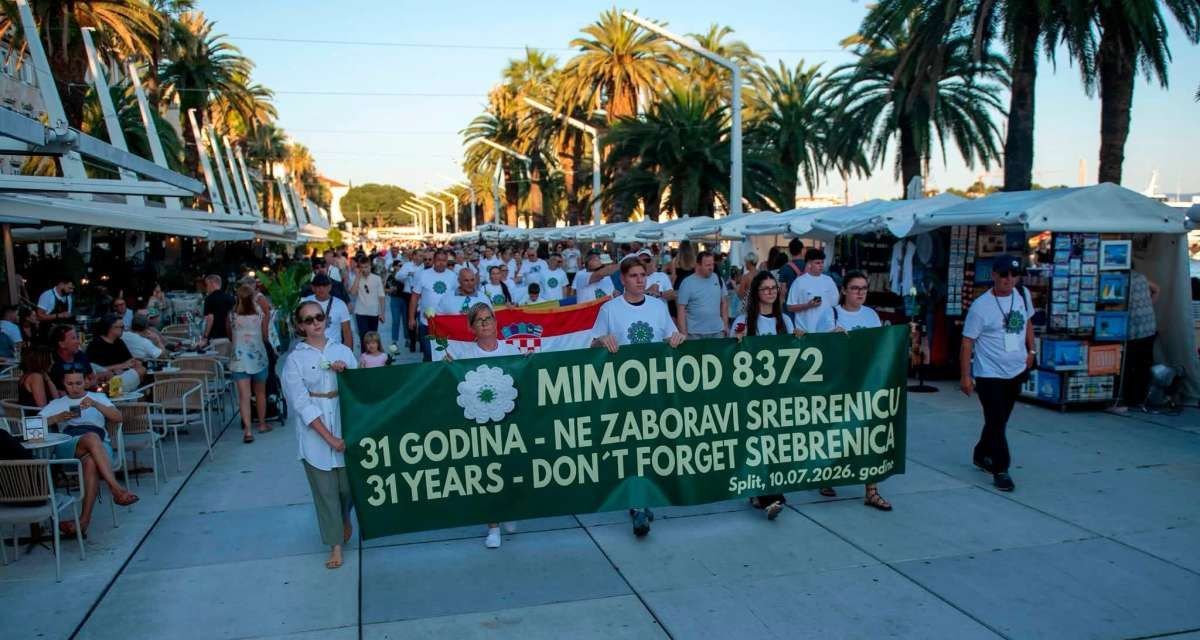 U Splitu održan Mimohod 8372: Pred sjenama žrtava riječi su male