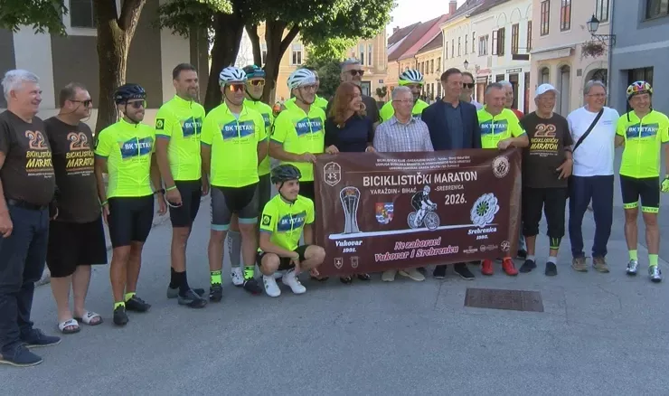 Varaždin: Krenuo biciklistički maraton “Da se ne zaborave Vukovar i Srebrenica”