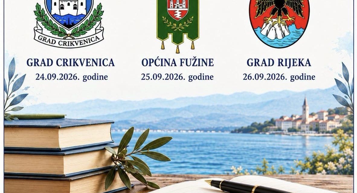 Prvi međunarodni susreti književnika u Primorsko-goranskoj županiji: Otvoren natječaj za autore poezije