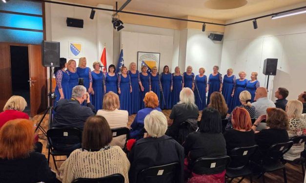 Pred prepunom dvoranom u Zagrebu održan koncert zbora „Bulbuli”